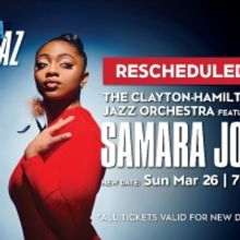 The Clayton-Hamilton Jazz Orchestra Featuring Samara Joy Rescheduled at The Soraya