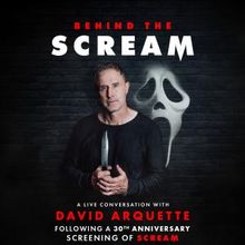 SCREAM 30th Anniversary Tour With David Arquette to Launch This October