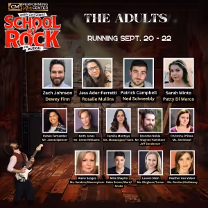 Cast Set for SCHOOL OF ROCK at CM Performing Arts