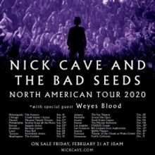 Nick Cave and The Bad Seeds Announce Fall 2020 North American Tour