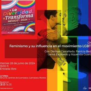 El Feminismo Y Su Influencia En El Movimiento LGBTIQ+, Charla Que Se Desarrollará En…