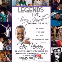 Ben Vereen to Appear as Inaugural Guest on New Online Series LEGENDS LIVE: WITH…