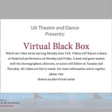 UA Theatre and Dance Hosts Virtual Black Box