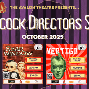 The Avalon Theatre to Present The Hitchcock Directors Series This October