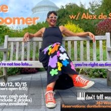 LATE BLOOMER With Alex de Suze Comes to Don't Tell Mama