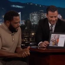 VIDEO: Anthony Anderson Talks to Jimmy Kimmel about Magic Johnson