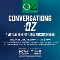 OZ Arts Nashville's Benefit CONVERSATIONS AT OZ to Go Virtual in February