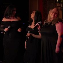 Video: Samantha Gibbs, Emi Zea, & Deanna Giulietti sing a Fates mash-up from Hadestown at 54 Below!
