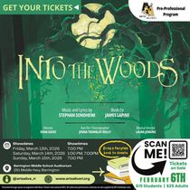 Tickets on Sale for Arts Alive!’s Pre-Professional INTO THE WOODS