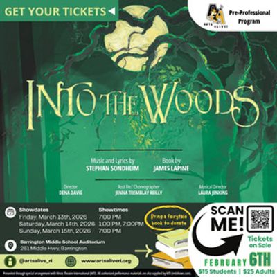 Tickets on Sale for Arts Alive!’s Pre-Professional INTO THE WOODS