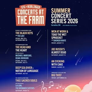 The Black Keys, The Head and the Heart, Cake, and More Set For Concerts at The Farm…