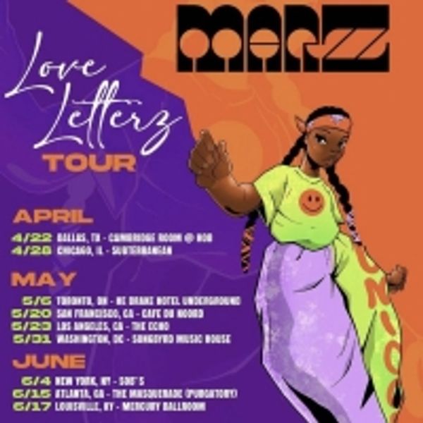 Marzz Announces 'Love Letterz' Headline Tour Photo