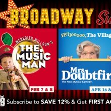 THE MUSIC MAN, MRS. DOUBTFIRE & BEETLEJUICE Set for The Sharon 2025–2026 Broadway S