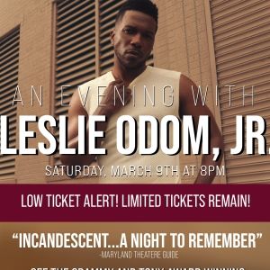 Spotlight: LESLIE ODOM, JR. at Staller Center for the Arts