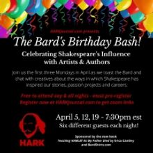 HarkJournal.com to Host Shakespeare Birthday Events Featuring Artist and Author Stori
