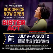 SISTER ACT to Open at Cabrillo Stage's Crocker Theater This Summer
