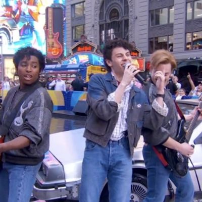 Video: Watch BACK TO THE FUTURE Cast Perform 'The Power of Love' and 'Back In Time' on GMA