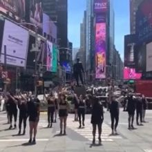 Broadway Performers Create Times Square Project, Bringing Dance, Energy and Creativit