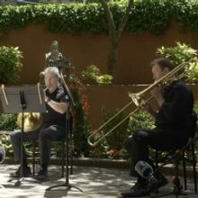 VIDEO: Mostly Mozart Festival Orchestra Musicians Perform for Hospital Workers