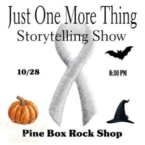 JUST ONE MORE THING Storytelling Show to Honor Blindness Awareness Month