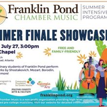 Franklin Pond Chamber Music Students to Present Summer Finale Showcase