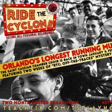 RIDE THE CYCLONE To Return To Theatre South Playhouse With Off-the-Tracks Mystery Mus