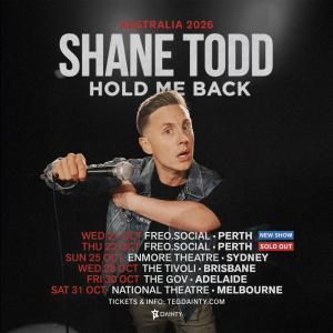 Shane Todd to Bring HOLD ME BACK to Australian Cities