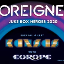 Foreigner, Special Guest Kansas, And Featuring Europe Set To Launch Juke Box Heroes 2020 Tour