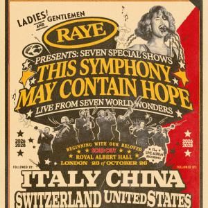 RAYE to take THIS SYMPHONY MAY CONTAIN HOPE orchestral show to six countries