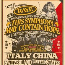 RAYE to take THIS SYMPHONY MAY CONTAIN HOPE orchestral show to six countries