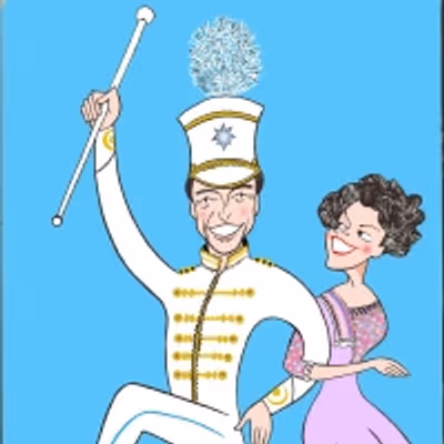 Ken Fallin Draws the Stage - THE MUSIC MAN