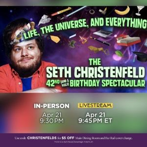 Seth Christenfeld to Celebrate (Half) Birthday at 54 Below in April