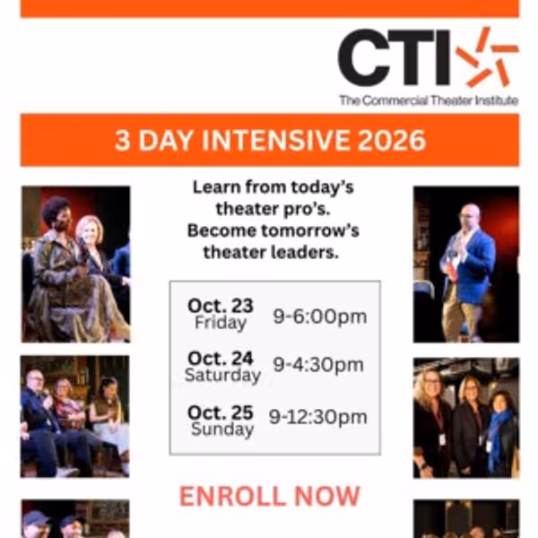 Commercial Theater Institute Opens Registration For Three-Day Intensive Photo