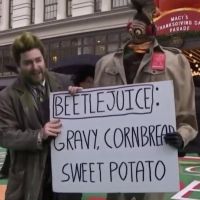 VIDEO: BEETLEJUICE Explains The Whole Being Dead Thing During Macy's Thanksgiving… Video