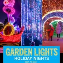 Tickets Are Now on Sale for the 10th Annual Garden Lights, Holiday Nights