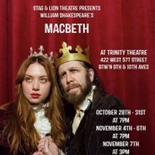Stag & Lion to Present MACBETH At Trinity Theatre