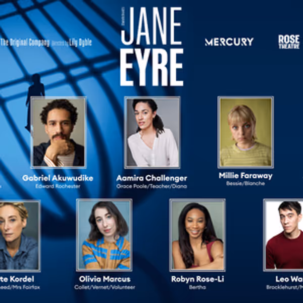 Cast Set for JANE EYRE at Mercury Theatre Colchester Photo