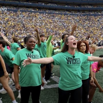 Video: University of Michigan Presents WICKED Halftime Show