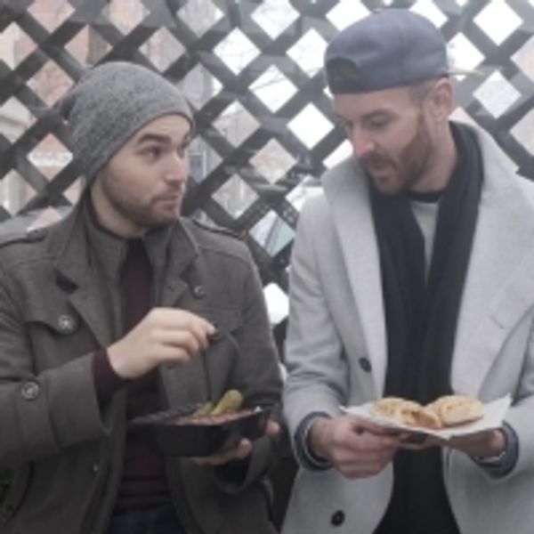 VIDEO: Matt Mucha and Taylor Okey Eat Like Sharks and Jets on SECOND ACT SNACKS - Broadway Theater Video