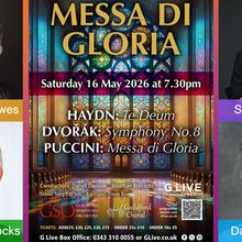 Guildford Choral & Symphony Orchestra to Present MESSA DI GLORIA at GLive