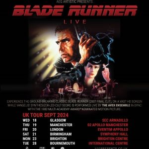 BLADE RUNNER Live In Concert Will Embark on UK Tour
