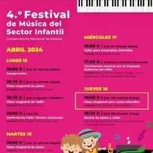 Hagamos Música Juntos, Título Del 4to. Festival De Música Del Sector Infantil Del