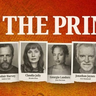 Cast Set For IN THE PRINT at the King's Head Theatre