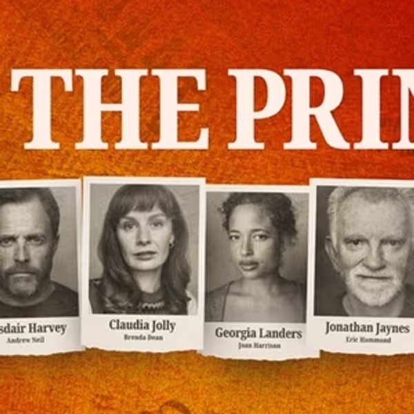 Cast Set For IN THE PRINT at the King's Head Theatre Photo