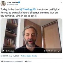VIDEO: Judd Apatow and Pete Davidson Catch Up on Zoom