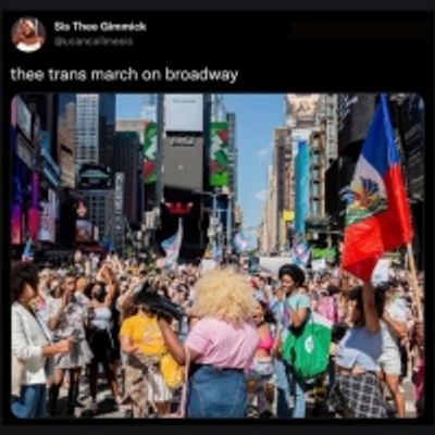Social Roundup: The Theater Community Gathers for Trans March on Broadway