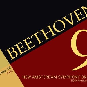 New Amsterdam Symphony Orchestra to Open 50th Anniversary Season With Beethoven's…