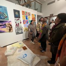 Bose Krishnamachari Opens 20th Collage International Art Carnival in New Delhi