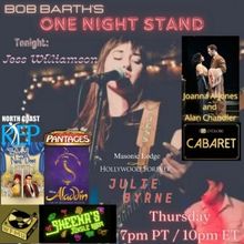 Joanna A. Jones And Alan Chandler to Join BOB BARTH'S ONE NIGHT STAND