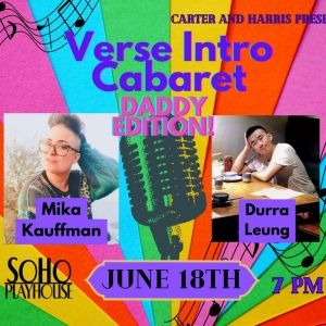 Verse Intro Cabaret to Celebrate Pride With New Works By Mika Kauffman and Durra…